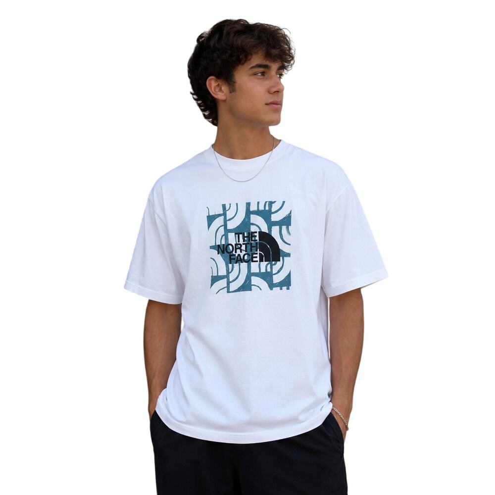 The North Face Boxed In Graphic T-Shirt White XXL NWT
